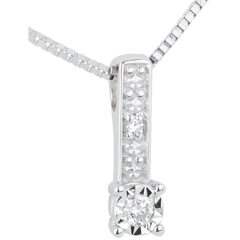 White Gold and Diamond Themis Necklace