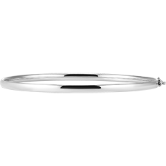 Bracelet Jonc Simplissime - or blanc 9 carats