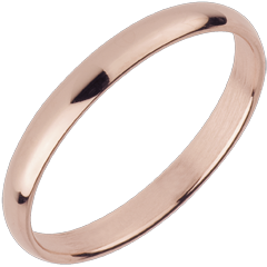 Wedding Ring Pink gold - 18 carat