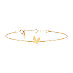 Pulsera Mariposa – Oro amarillo de 9 quilates