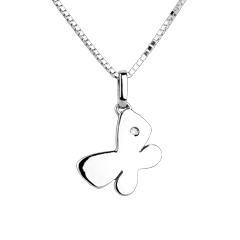 My little butterfly - large model - white gold
