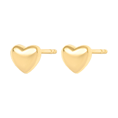 Boucles d’oreilles puces Lovia – Or jaune 9 carats
