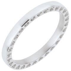 Wedding Ring In my Heart - White Gold