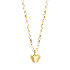 Amalia Heart Necklace – 9ct Yellow Gold