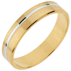 Alliance Emmanuel - or blanc et or jaune 18 carats
