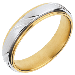 Alliance Viking - or blanc et or jaune 18 carats