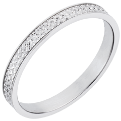 Alliance Maxim or blanc 18 carats