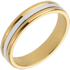 Alliance Esther I - or blanc et or jaune 18 carats