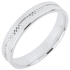 Alliance Julius - or blanc 18 carats
