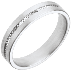Alliance Empreinte - or blanc 18 carats