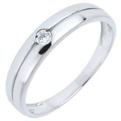 White gold and diamond Real Eden Ring