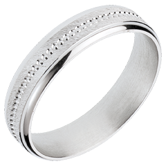 White Gold Archi Wedding Ring