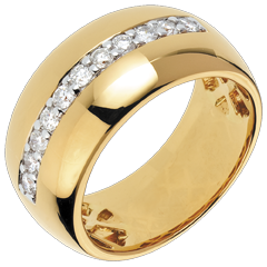Ring Zauberwelt - Sonnenglanz - Gelbgold - 11 Diamanten: 0.37 Karat