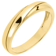 Saturn Trilogy Wedding Ring - Yellow gold - 18 carat