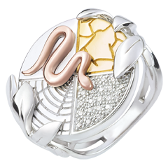 Ring Schöpfung - Erdgeist - 9 Karat