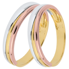 Trauringe Triya Tricolor Trauringe Triya Tricolor