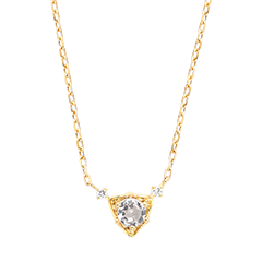 Collana Maelis – Oro giallo 9 carati e diamanti sintetici