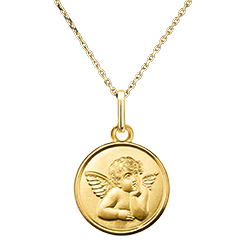 Medaille Der Hüter der Gedanken – 9-karätiges Gelbgold