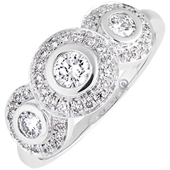 Verlovingsring Destiny - Trianon - witgoud 18 karaat en diamanten