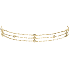 Yellow Gold Gratitude Bracelet - 18 carats