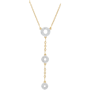Collier Tala - or blanc et or jaune 9 carats