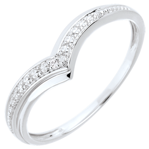 Ring Precious Wings - White gold