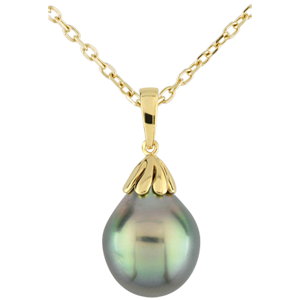 Mother-of-pearl Tear-drop Pendant