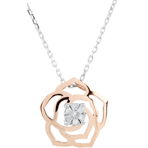 Collier Frische - Wahrhaftige Rose - Roségold - 9 Karat