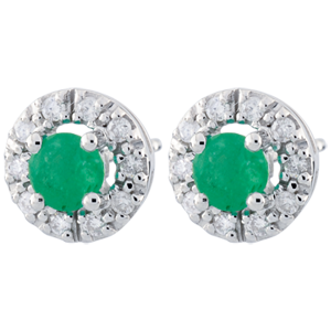 Clévia Emerald Earrings - 18 carats