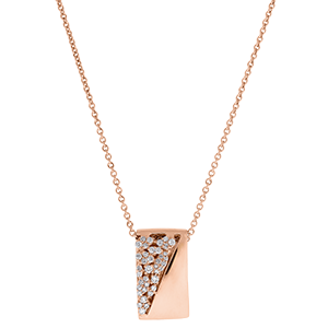 Collier Destinée - Constance - or rose 18 carats et diamants