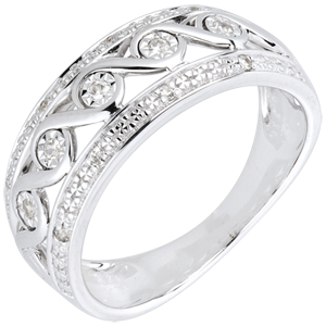 White Gold and Diamond Destiny Ring - Diane 