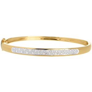 Diorama bangle/bracelet - 0.25 carat - 23 diamonds