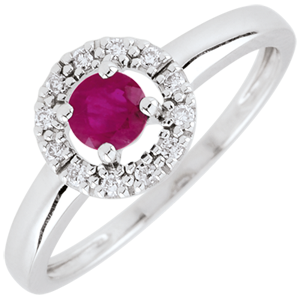 Clévia Ruby Ring - 18 carats