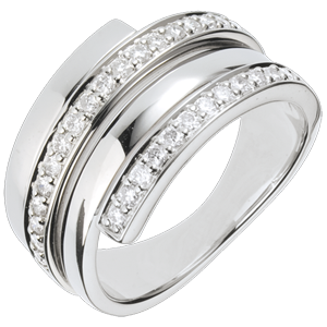 White Gold Baltique ring - 0.45 carats - 30 diamonds