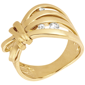 Ring Imaginary Walk - Camouflage - yellow gold