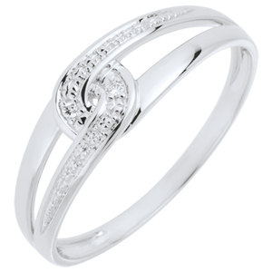 White Gold and diamond Evita Ring