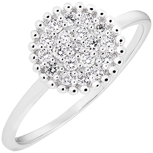 Penelope ring - 18K white gold and diamonds