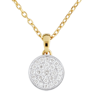 Bi-colour My Constellation Necklace - 0.163 carat - 18 carats