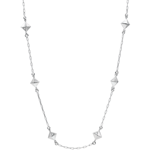 Collier Génèse - Diamants Bruts - or blanc 9 carats