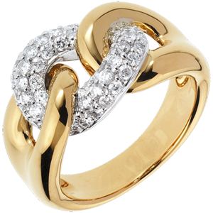 Yellow Gold Infinite Connection Ring