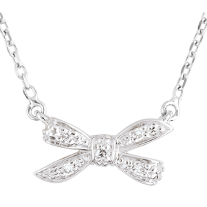 Necklace Eden's Bow White gold