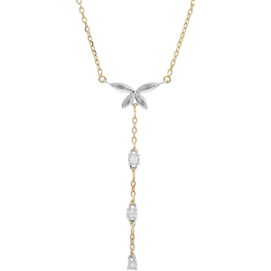 Collier rond Jardin Enchanté - Feuillage Royal - or rose 18 carats et  diamants : bijoux Edenly