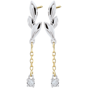 White Gold Diaphanous Earrings