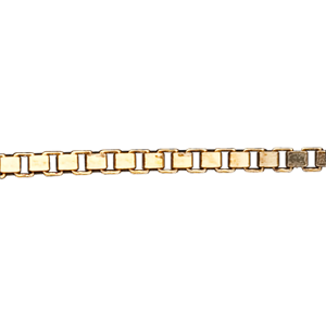 łańcuszek wenecjana z żółtego złota 9-karatowego - 45cm