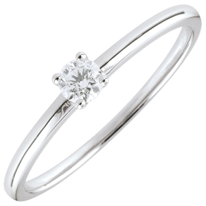 Yes Solitaire Ring - 0.1 carat