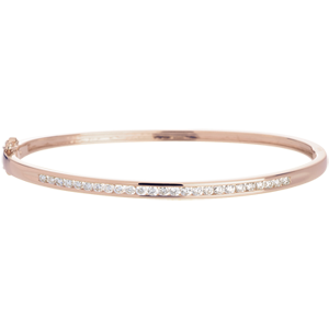 Armband Ringen - roségoud - 0.75 karaat - 25 Diamanten - 18 karaat goud