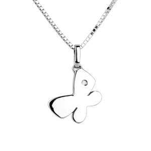 My little butterfly - large model - white gold