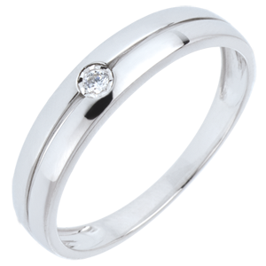 White gold and diamond Real Eden Ring