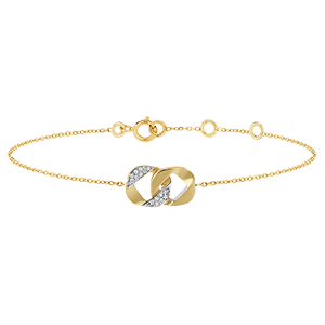Regard d’Orient Bracelet - Lia - 18 carat yellow gold and diamonds