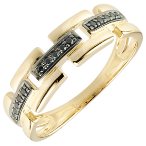 Ring Clair Obscure - Secret Path - small model 18 carat